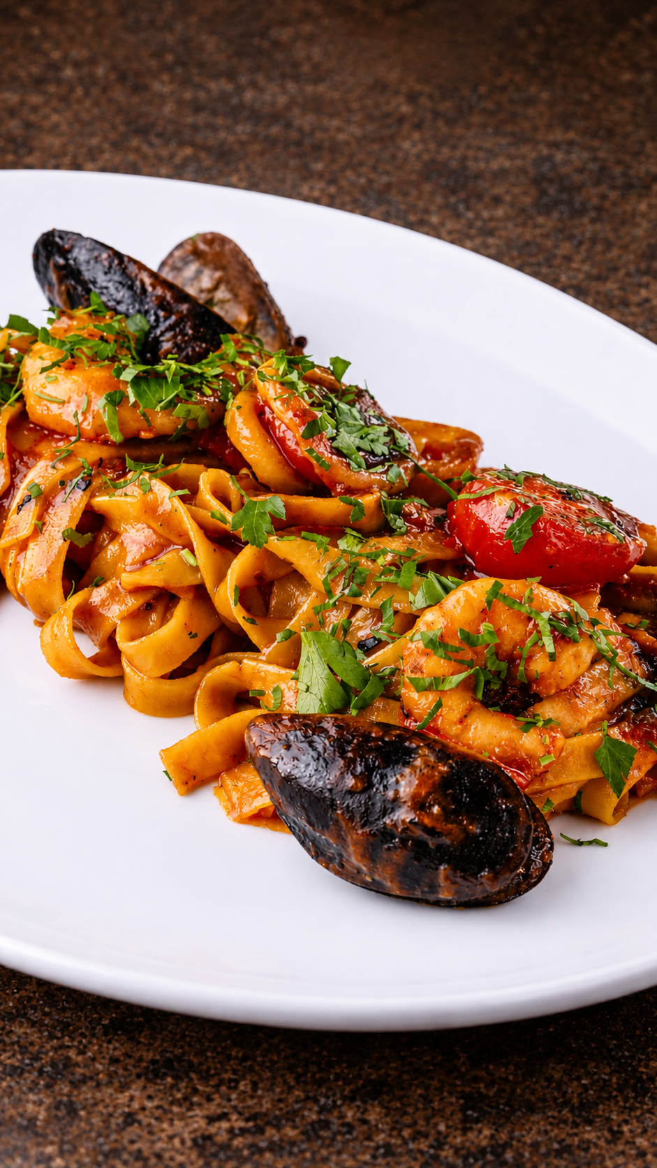 Pasta con mariscos de la galería de SoloPasta